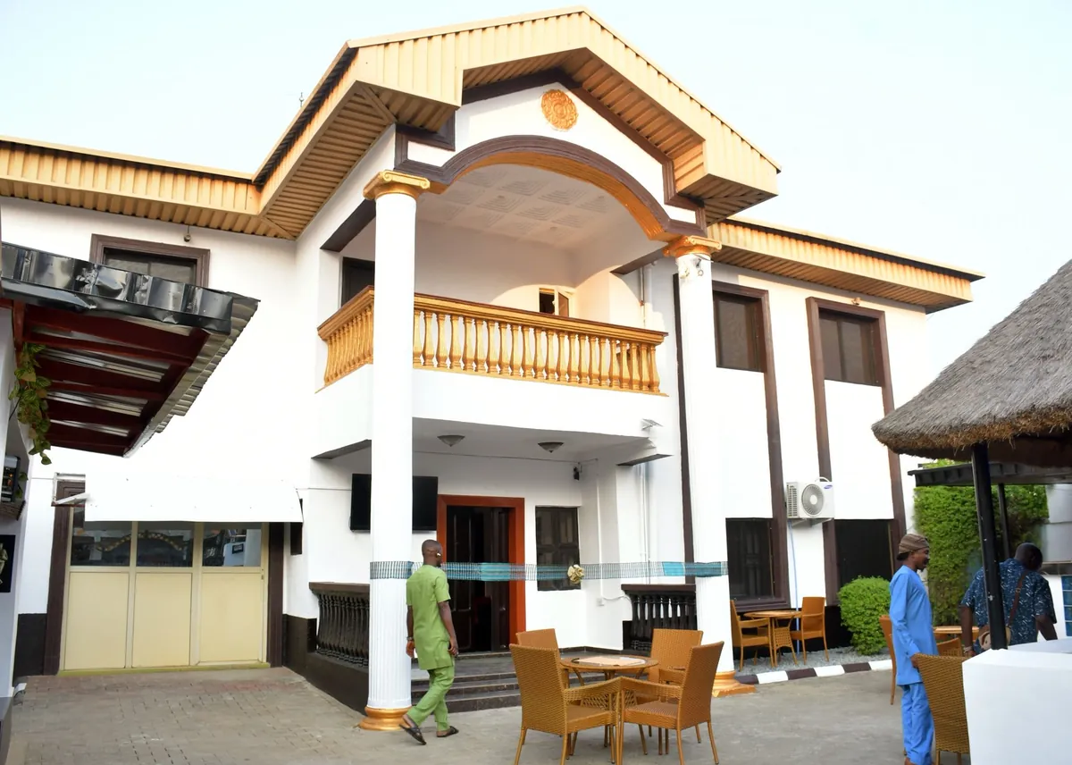 The Podium Empire guesthouse exterior in Lekki